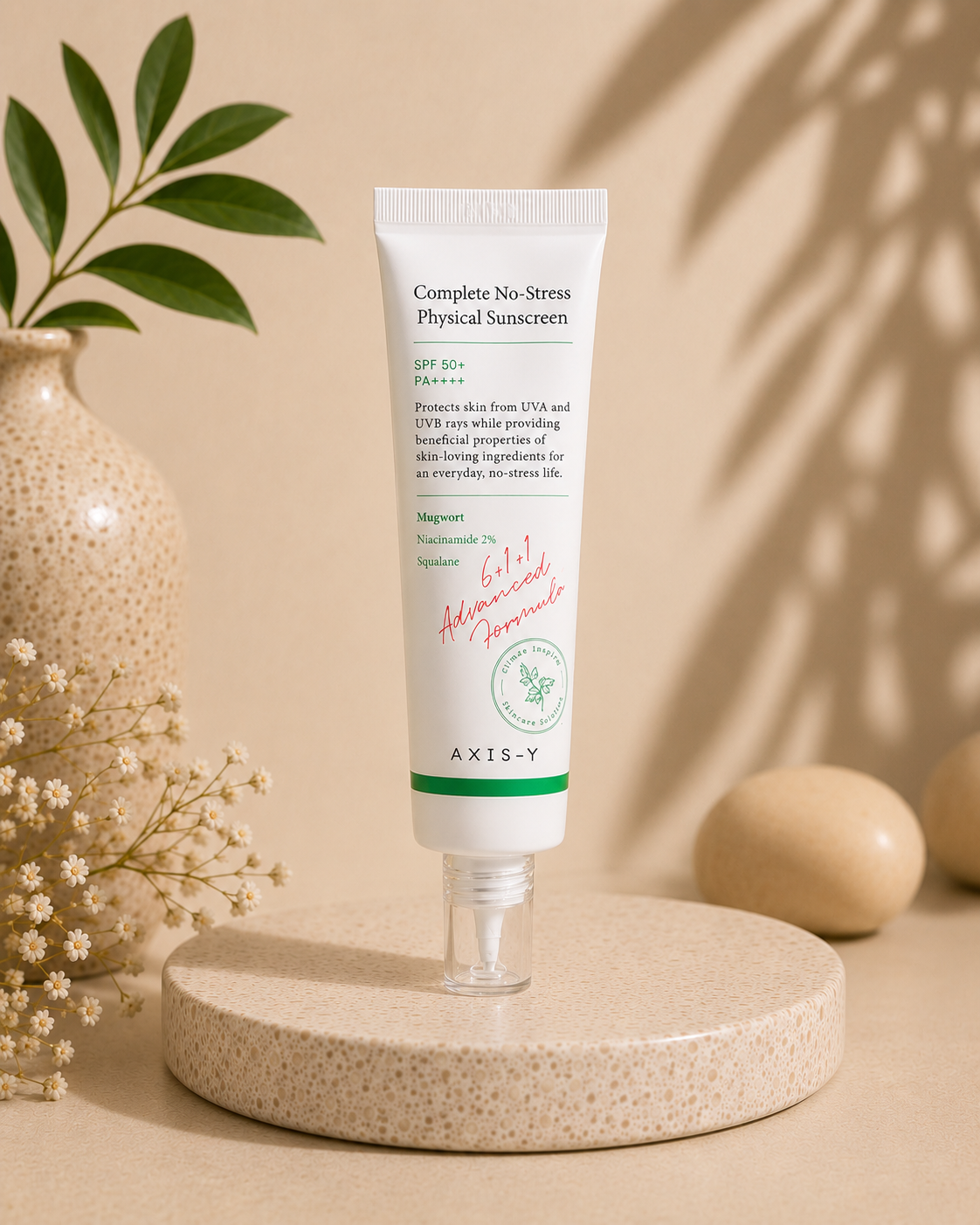 AXIS-Y Complete No-Stress Physical Sunscreen SPF 50+