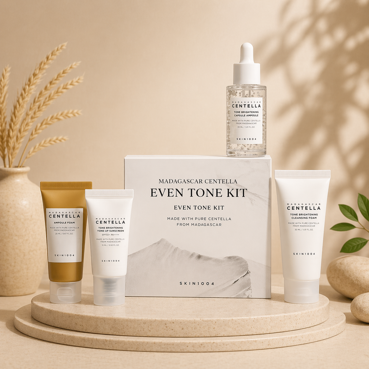 Skin1004 madagascar centella Even tone kit