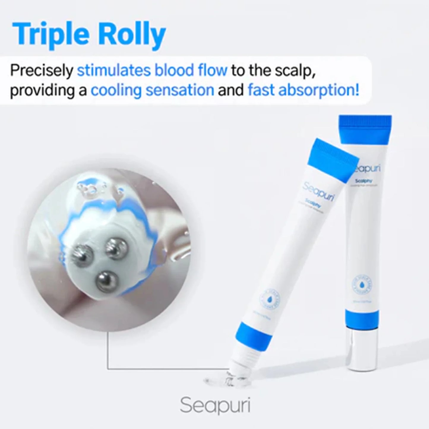 Seapuri Scalpy Hair Serum Scalpy Hair Ampoule ou Hair Cooling Ampoule 20ml