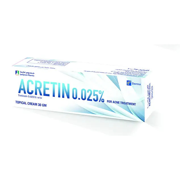 Acretin Cream 0.025Tretinoin 30g
