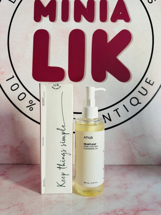 Anua oil cleanser- Heartleaf Pore Control - Huile nettoyante démaquillante