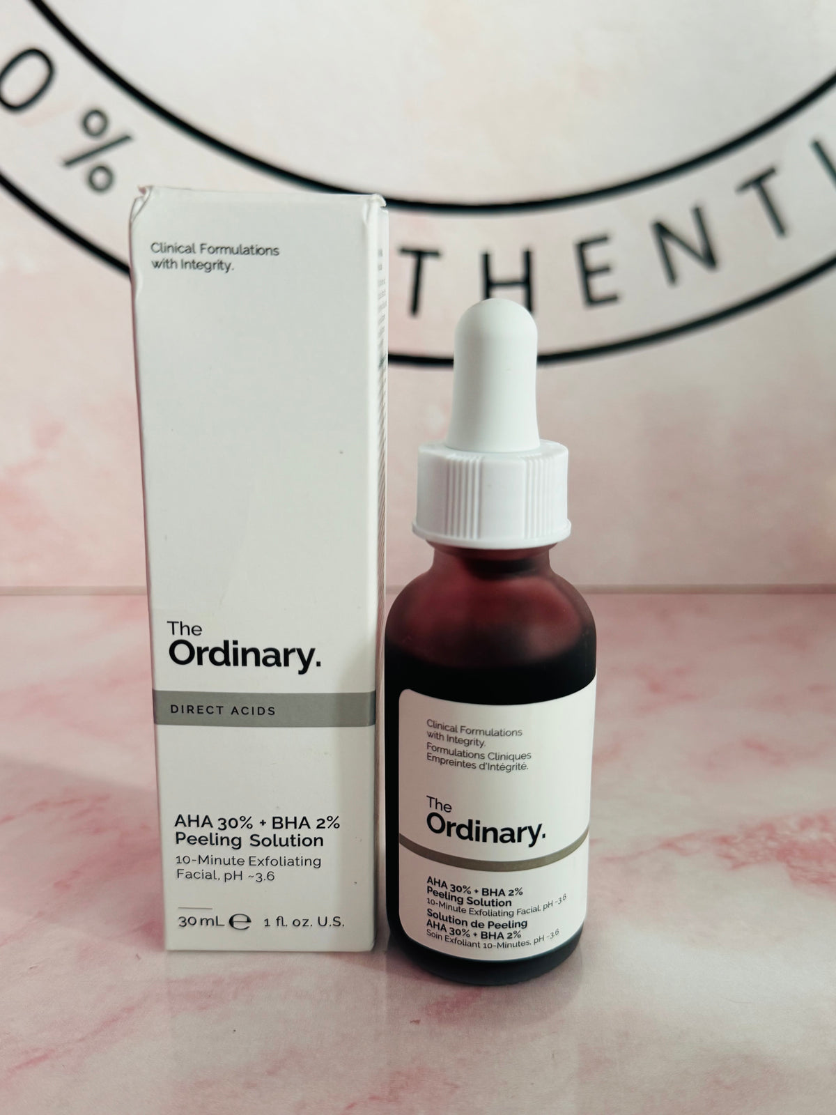 The ordinary Solution de Peeling AHA 30% + BHA 2% - Soin Exfoliant