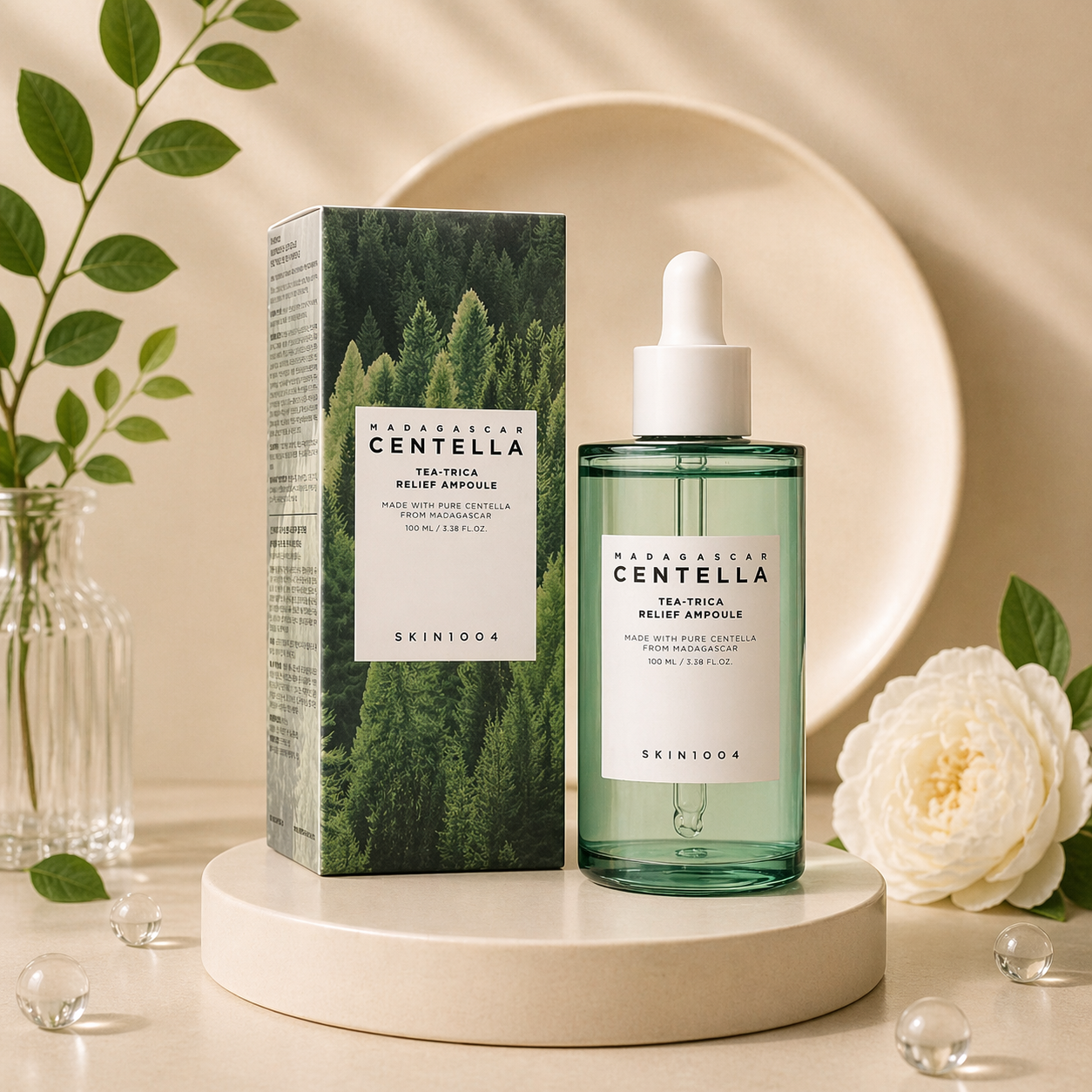 SKIN1004- tea - trica ampoule centella