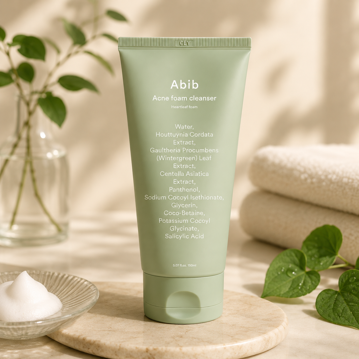 Abib acne foam wash cleanser heartleaf foam