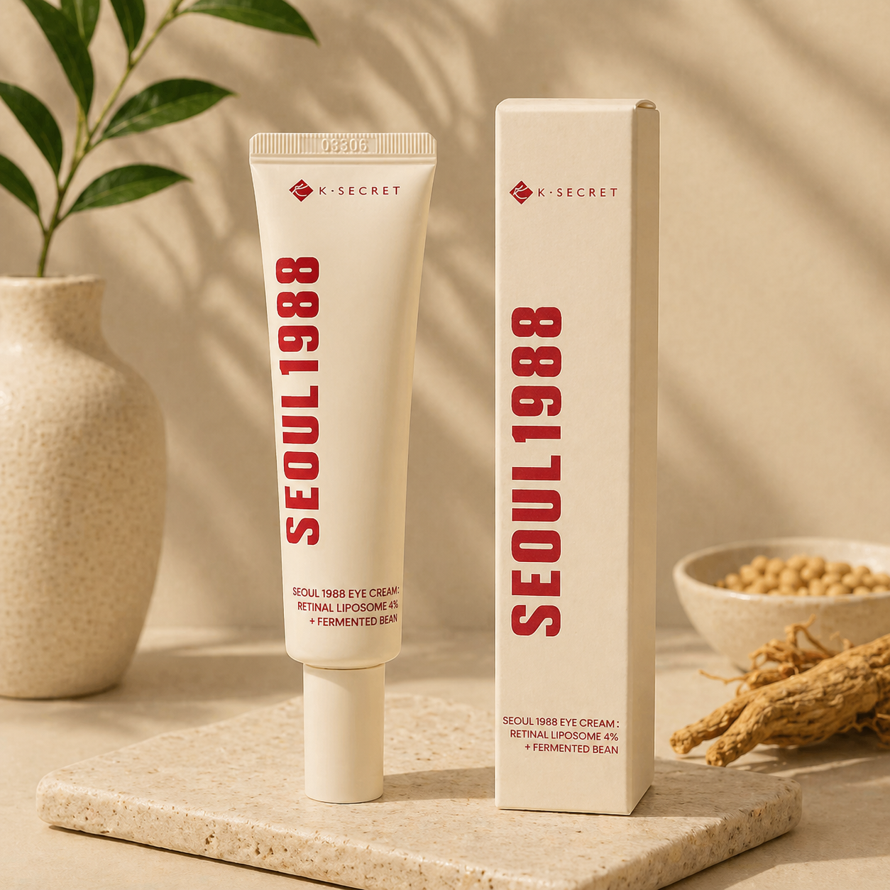 KSECRET - Crème pour les yeux SEOUL 1988 : Liposome rétinien 4 % + fèves fermentées