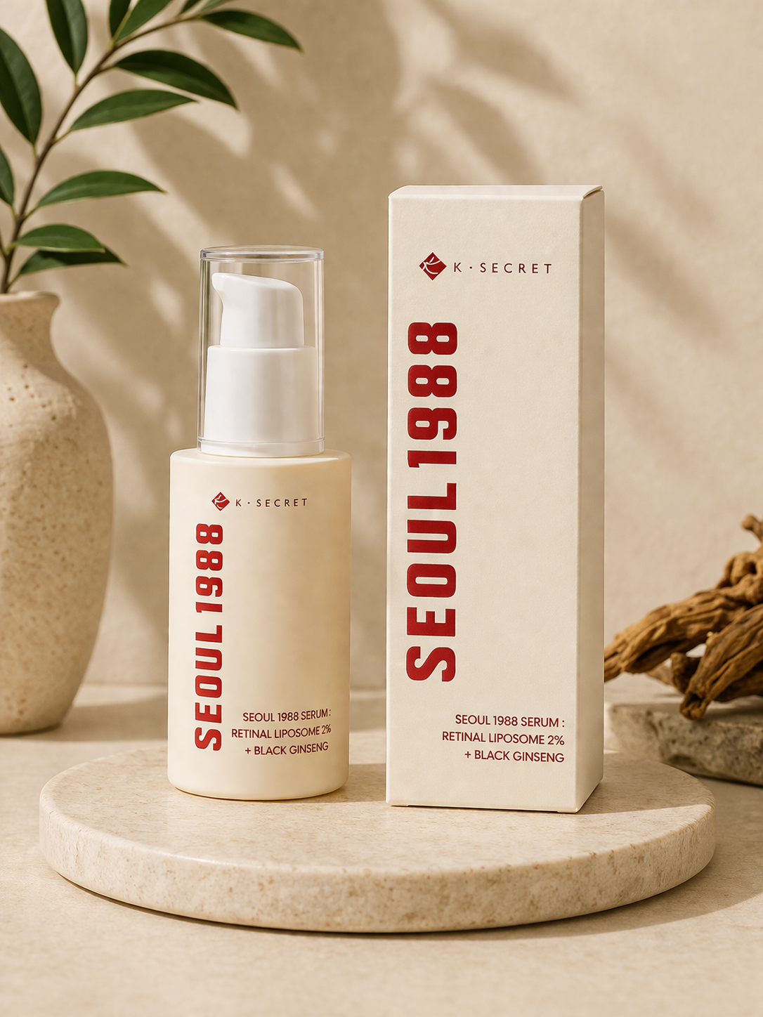KSECRET SEOUL 1988 Serum : Retinal Liposome 2% + Black Ginseng