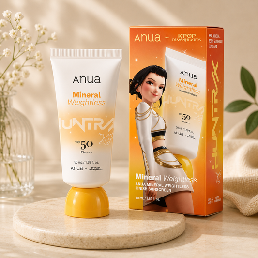 M Anua Mineral Weightless Finish Sunscreen SPF50+ PA++++