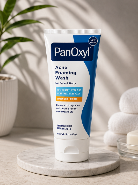 Panoxyl acne foam wash 10% format 85g