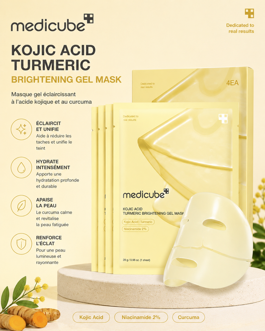 Medicube Kojic Acid Turmeric Brightening Gel Mask - (1 masque)