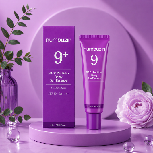 Numbuzin No.9+ NAD+ Peptides Dewy Sun Essence SPF50+ PA++++
