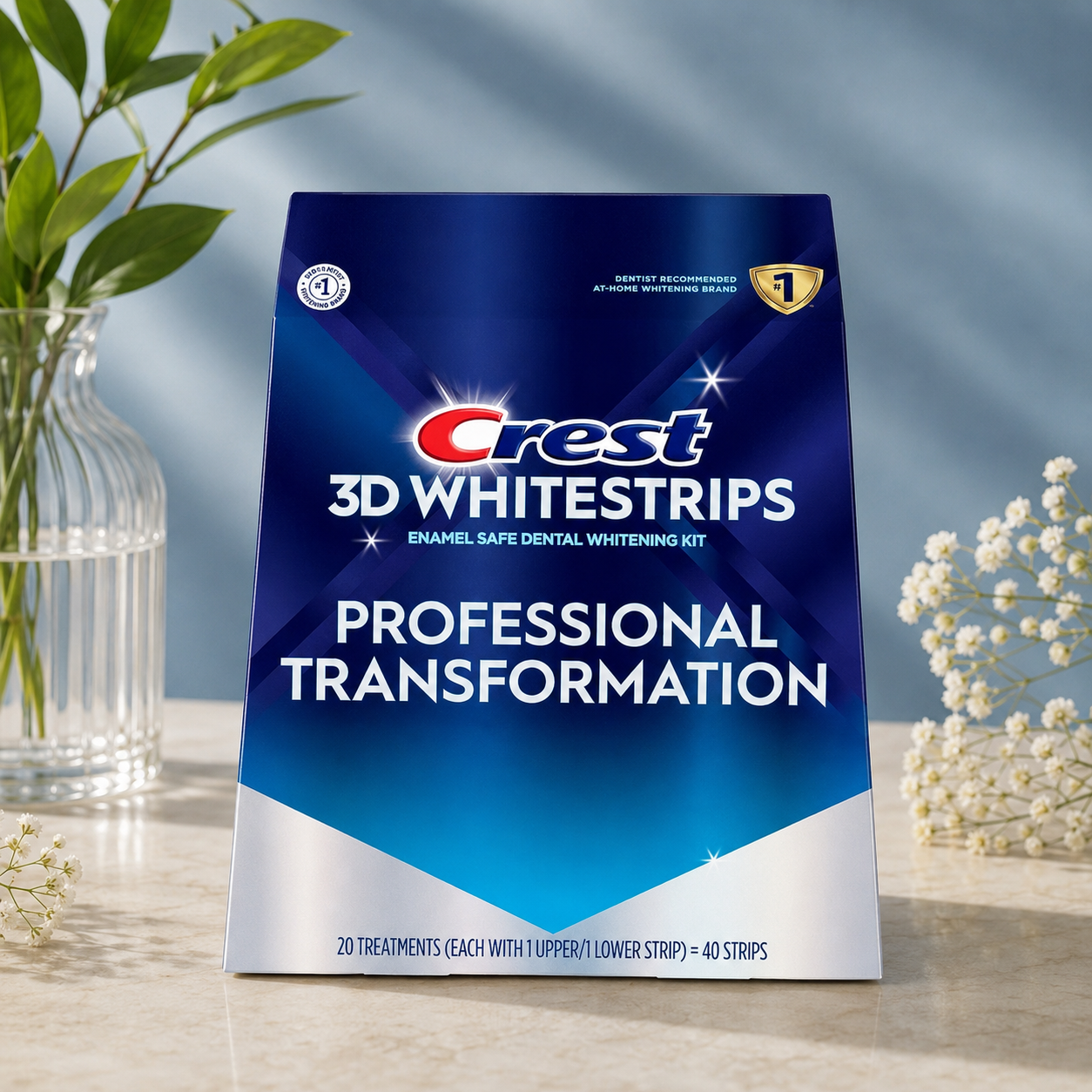 🦷 Crest 3D Whitestrips Professional Transformation