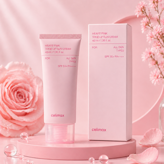 Celimax Heart Pink Tone Up Sun Cream SPF50+ PA++++