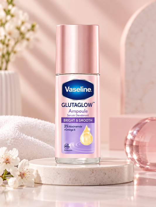 Vaseline GlutaGlow Ampoule Serum Deodorant Bright & Smooth