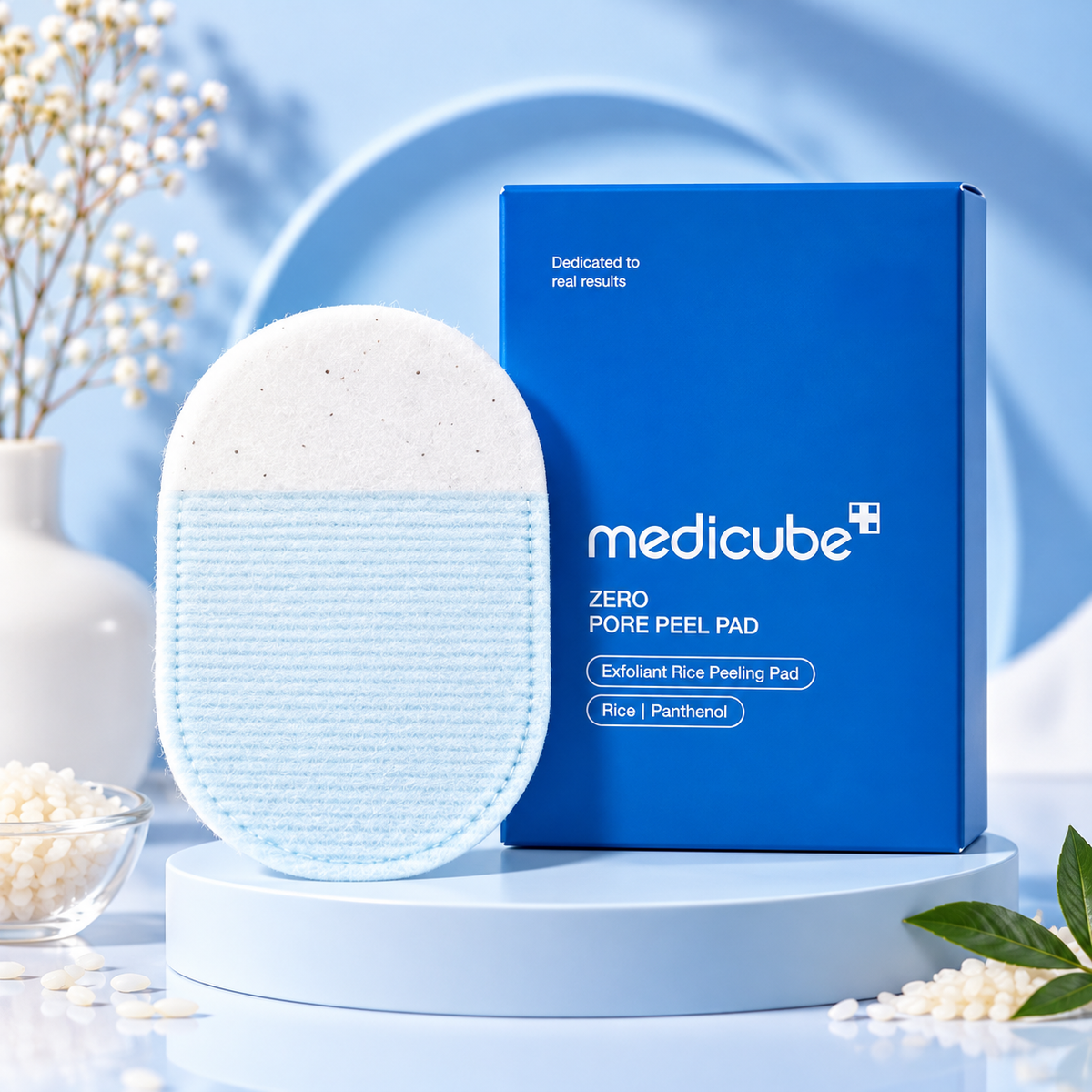 Medicube Zero Pore Peel Pad – Exfoliant Rice Peeling Pad
